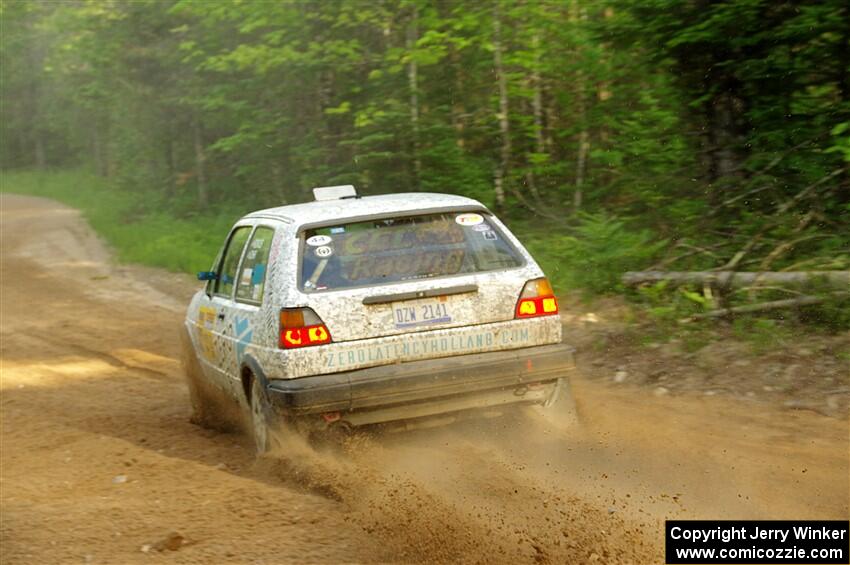 Mark Rokus / Tabitha Lohr VW GTI on SS7, Sand Rd. Long.