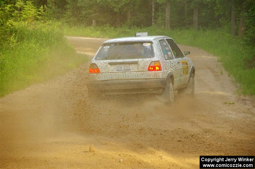 Mark Rokus / Tabitha Lohr VW GTI on SS7, Sand Rd. Long.