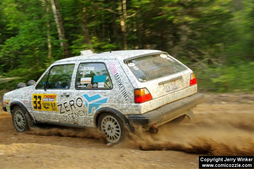 Mark Rokus / Tabitha Lohr VW GTI on SS7, Sand Rd. Long.