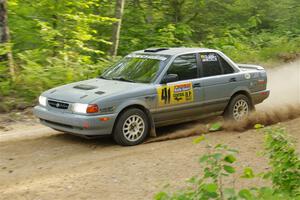 Dexter Clark / Jon McCallie Nissan Sentra SE-R on SS7, Sand Rd. Long.