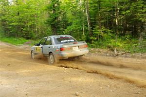 Dexter Clark / Jon McCallie Nissan Sentra SE-R on SS7, Sand Rd. Long.