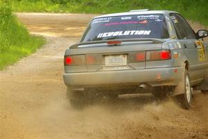 Dexter Clark / Jon McCallie Nissan Sentra SE-R on SS7, Sand Rd. Long.