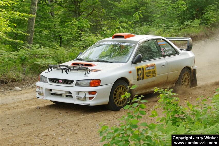 Richard Donovan / Greg Donovan Subaru Impreza on SS7, Sand Rd. Long.