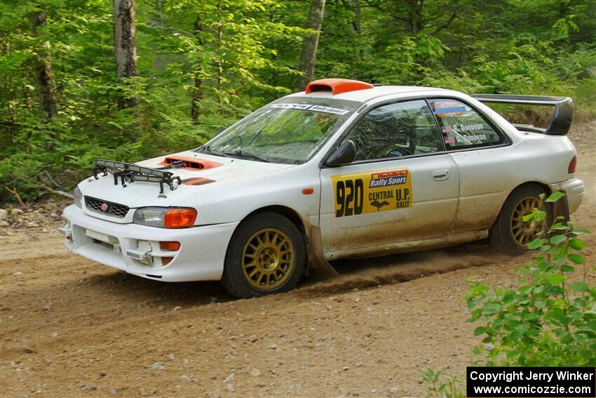 Richard Donovan / Greg Donovan Subaru Impreza on SS7, Sand Rd. Long.