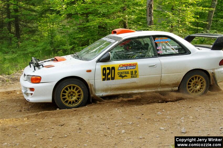 Richard Donovan / Greg Donovan Subaru Impreza on SS7, Sand Rd. Long.