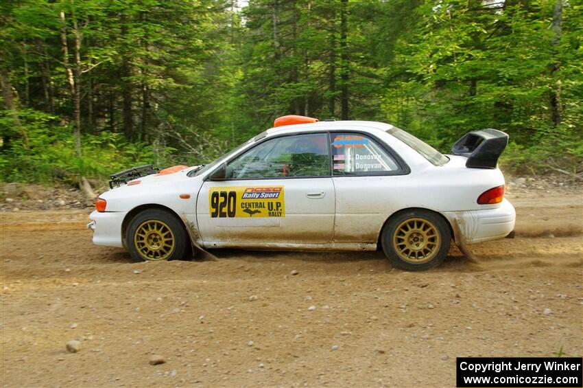 Richard Donovan / Greg Donovan Subaru Impreza on SS7, Sand Rd. Long.