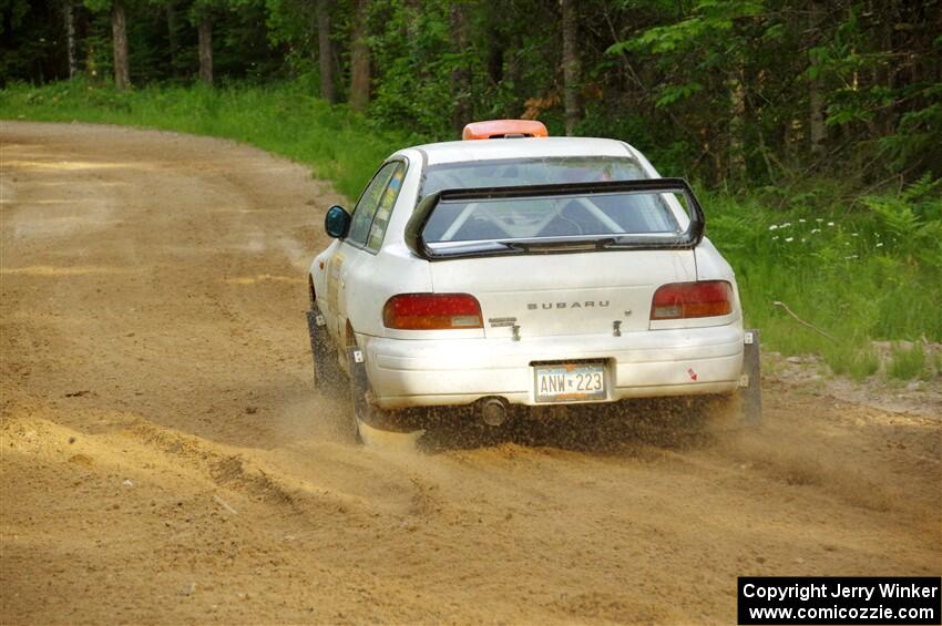 Richard Donovan / Greg Donovan Subaru Impreza on SS7, Sand Rd. Long.