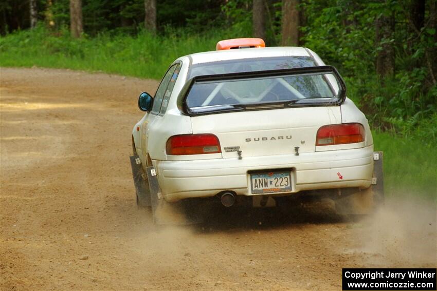 Richard Donovan / Greg Donovan Subaru Impreza on SS7, Sand Rd. Long.