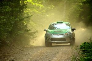 Eric Dieterich / Jake Wolfe Ford Fiesta on SS7, Sand Rd. Long.