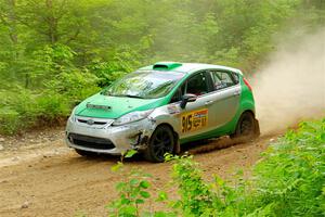 Eric Dieterich / Jake Wolfe Ford Fiesta on SS7, Sand Rd. Long.