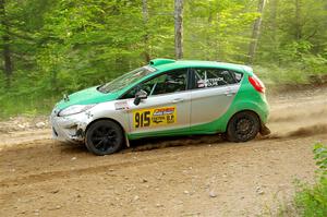 Eric Dieterich / Jake Wolfe Ford Fiesta on SS7, Sand Rd. Long.