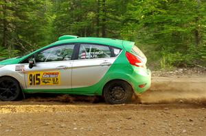 Eric Dieterich / Jake Wolfe Ford Fiesta on SS7, Sand Rd. Long.