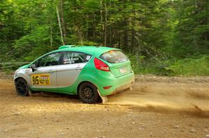 Eric Dieterich / Jake Wolfe Ford Fiesta on SS7, Sand Rd. Long.