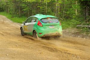 Eric Dieterich / Jake Wolfe Ford Fiesta on SS7, Sand Rd. Long.