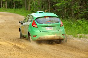 Eric Dieterich / Jake Wolfe Ford Fiesta on SS7, Sand Rd. Long.