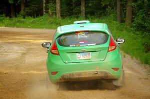 Eric Dieterich / Jake Wolfe Ford Fiesta on SS7, Sand Rd. Long.