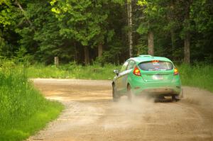 Eric Dieterich / Jake Wolfe Ford Fiesta on SS7, Sand Rd. Long.