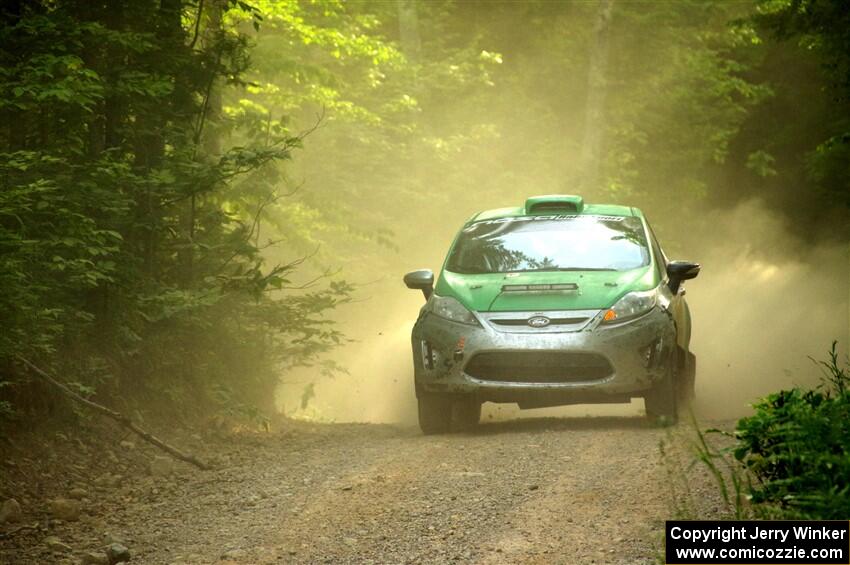 Eric Dieterich / Jake Wolfe Ford Fiesta on SS7, Sand Rd. Long.