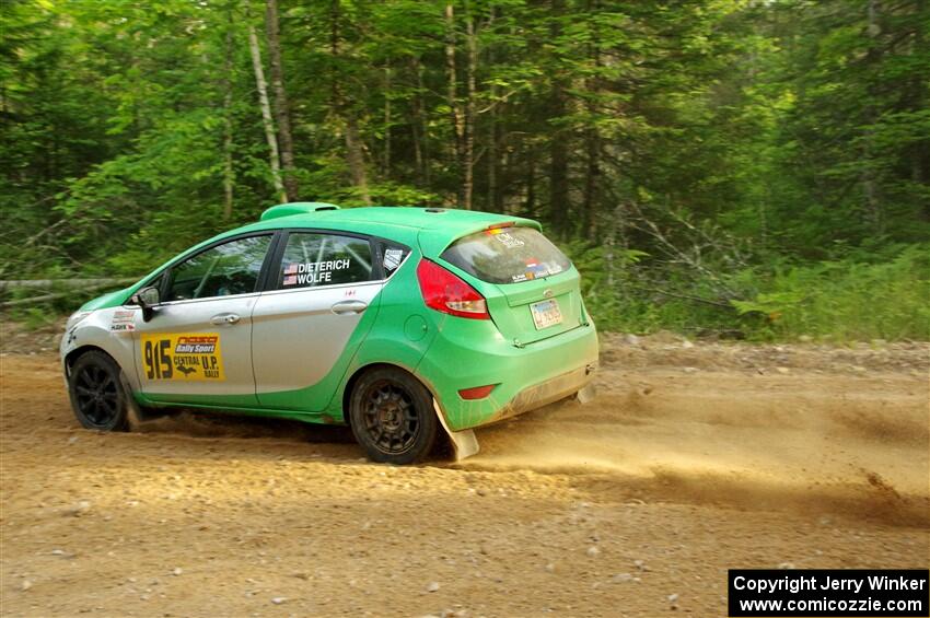 Eric Dieterich / Jake Wolfe Ford Fiesta on SS7, Sand Rd. Long.