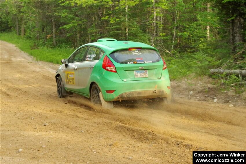 Eric Dieterich / Jake Wolfe Ford Fiesta on SS7, Sand Rd. Long.