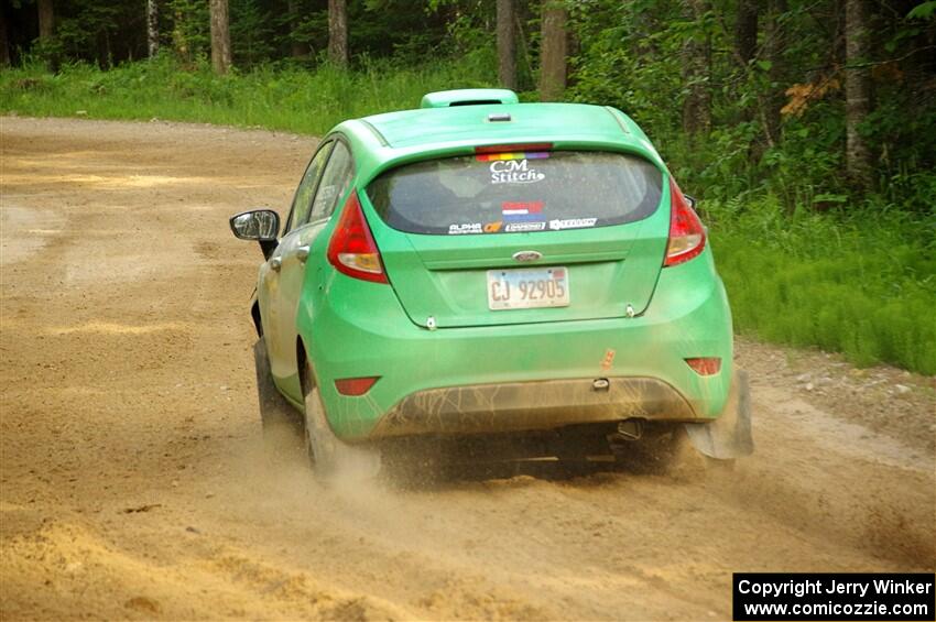 Eric Dieterich / Jake Wolfe Ford Fiesta on SS7, Sand Rd. Long.