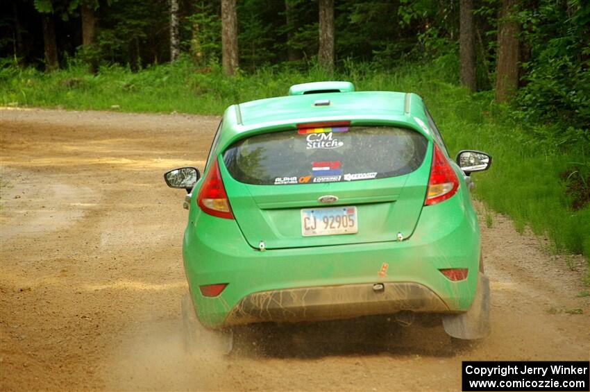 Eric Dieterich / Jake Wolfe Ford Fiesta on SS7, Sand Rd. Long.