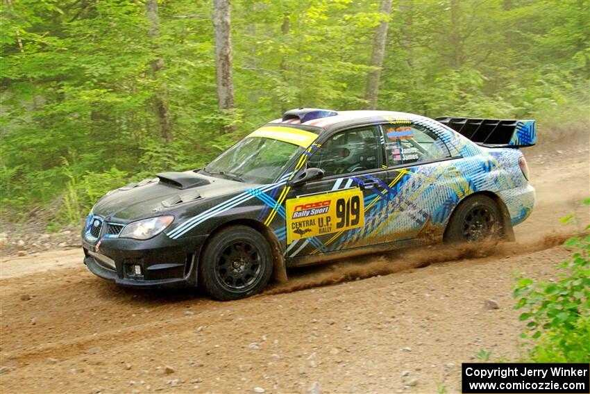 Matt James / Jackie James Subaru Impreza on SS7, Sand Rd. Long.