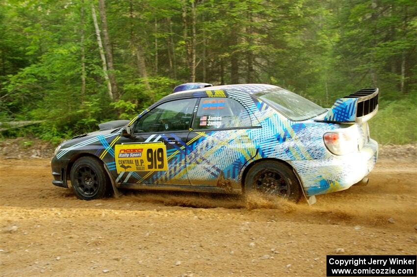 Matt James / Jackie James Subaru Impreza on SS7, Sand Rd. Long.