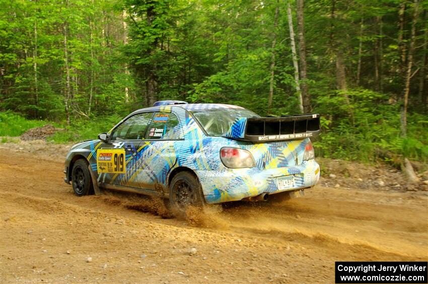 Matt James / Jackie James Subaru Impreza on SS7, Sand Rd. Long.