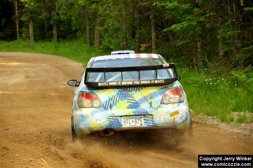 Matt James / Jackie James Subaru Impreza on SS7, Sand Rd. Long.