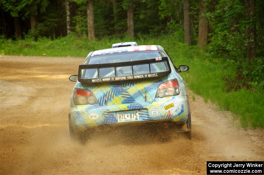 Matt James / Jackie James Subaru Impreza on SS7, Sand Rd. Long.