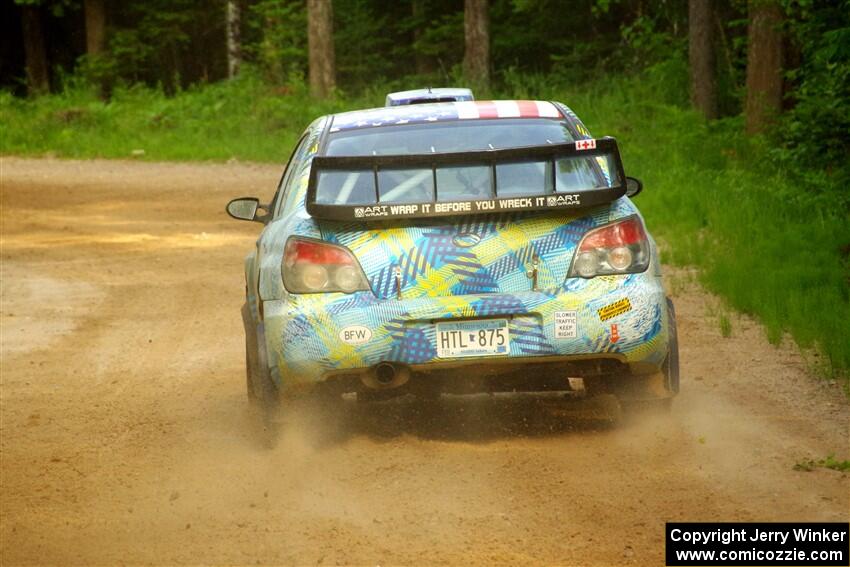 Matt James / Jackie James Subaru Impreza on SS7, Sand Rd. Long.