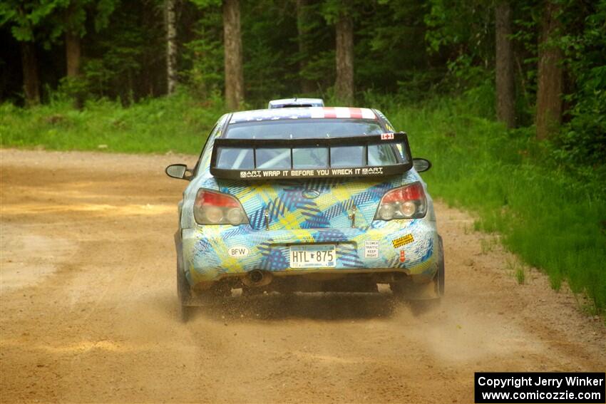 Matt James / Jackie James Subaru Impreza on SS7, Sand Rd. Long.