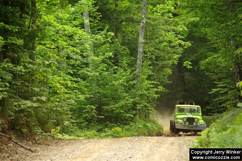 Mike Purzycki / Matt Wernette Jeep Scrambler on SS7, Sand Rd. Long.