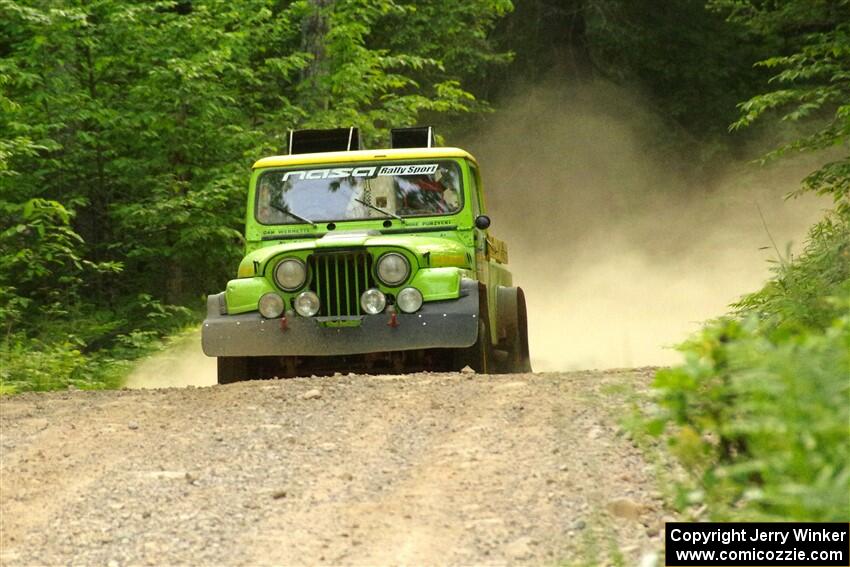 Mike Purzycki / Matt Wernette Jeep Scrambler on SS7, Sand Rd. Long.