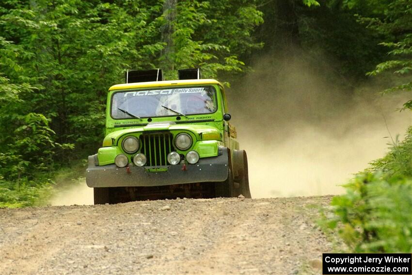 Mike Purzycki / Matt Wernette Jeep Scrambler on SS7, Sand Rd. Long.