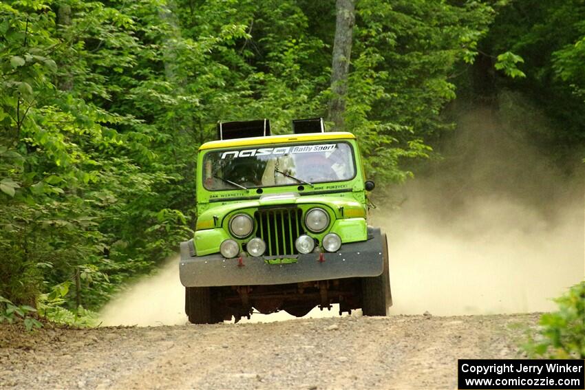 Mike Purzycki / Matt Wernette Jeep Scrambler on SS7, Sand Rd. Long.