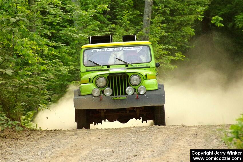 Mike Purzycki / Matt Wernette Jeep Scrambler on SS7, Sand Rd. Long.