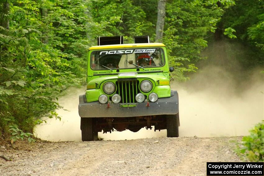 Mike Purzycki / Matt Wernette Jeep Scrambler on SS7, Sand Rd. Long.