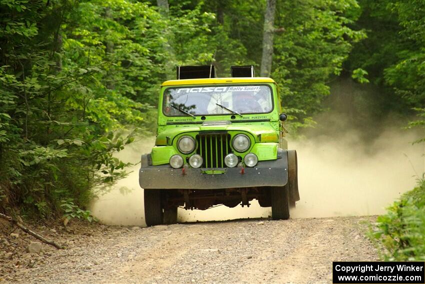 Mike Purzycki / Matt Wernette Jeep Scrambler on SS7, Sand Rd. Long.