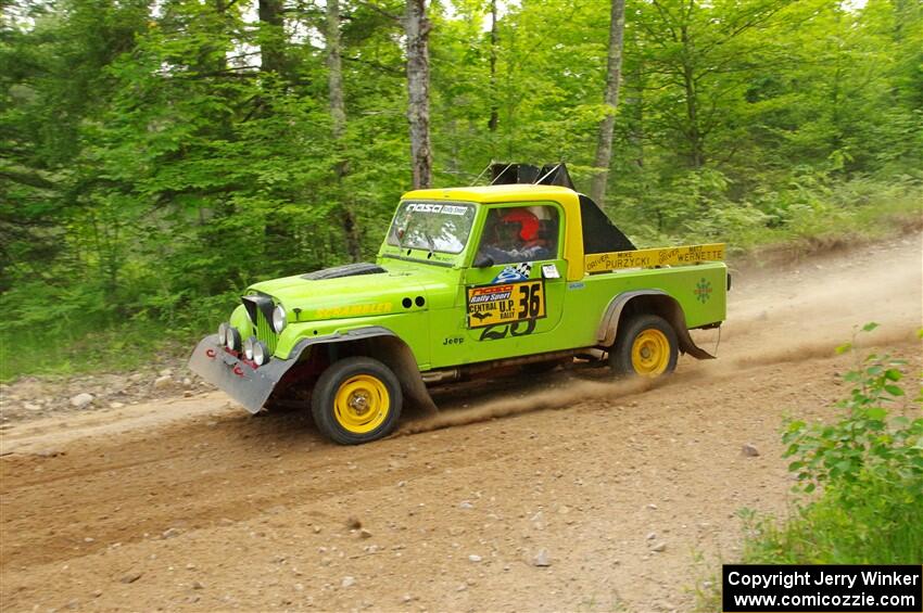 Mike Purzycki / Matt Wernette Jeep Scrambler on SS7, Sand Rd. Long.