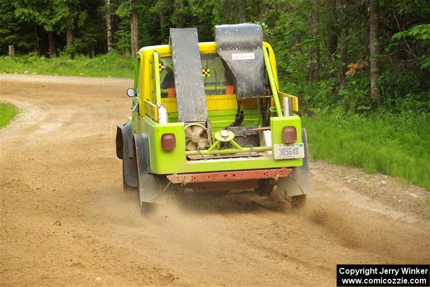 Mike Purzycki / Matt Wernette Jeep Scrambler on SS7, Sand Rd. Long.