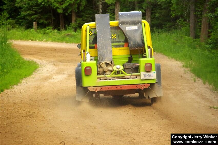 Mike Purzycki / Matt Wernette Jeep Scrambler on SS7, Sand Rd. Long.