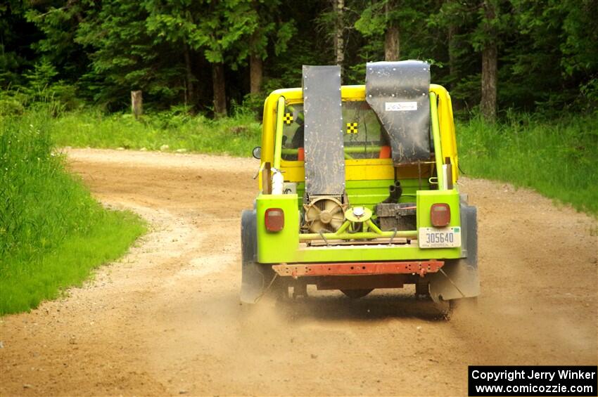 Mike Purzycki / Matt Wernette Jeep Scrambler on SS7, Sand Rd. Long.