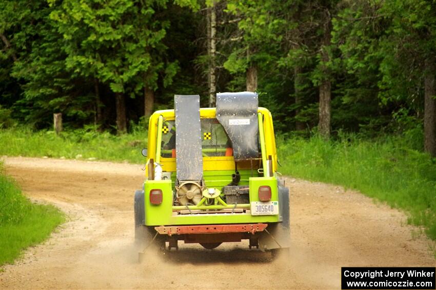 Mike Purzycki / Matt Wernette Jeep Scrambler on SS7, Sand Rd. Long.