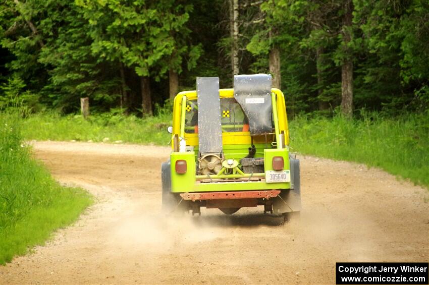 Mike Purzycki / Matt Wernette Jeep Scrambler on SS7, Sand Rd. Long.