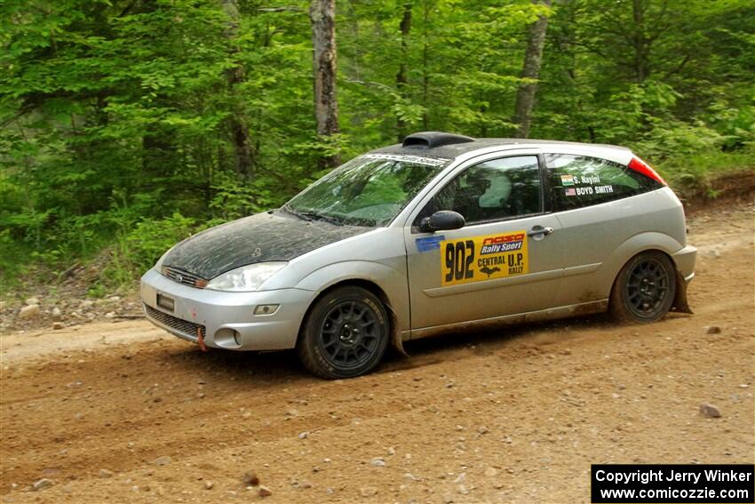 Srikanth Nayini / Boyd Smith Ford Focus SVT on SS7, Sand Rd. Long.