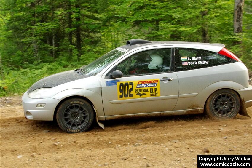 Srikanth Nayini / Boyd Smith Ford Focus SVT on SS7, Sand Rd. Long.