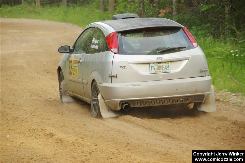 Srikanth Nayini / Boyd Smith Ford Focus SVT on SS7, Sand Rd. Long.