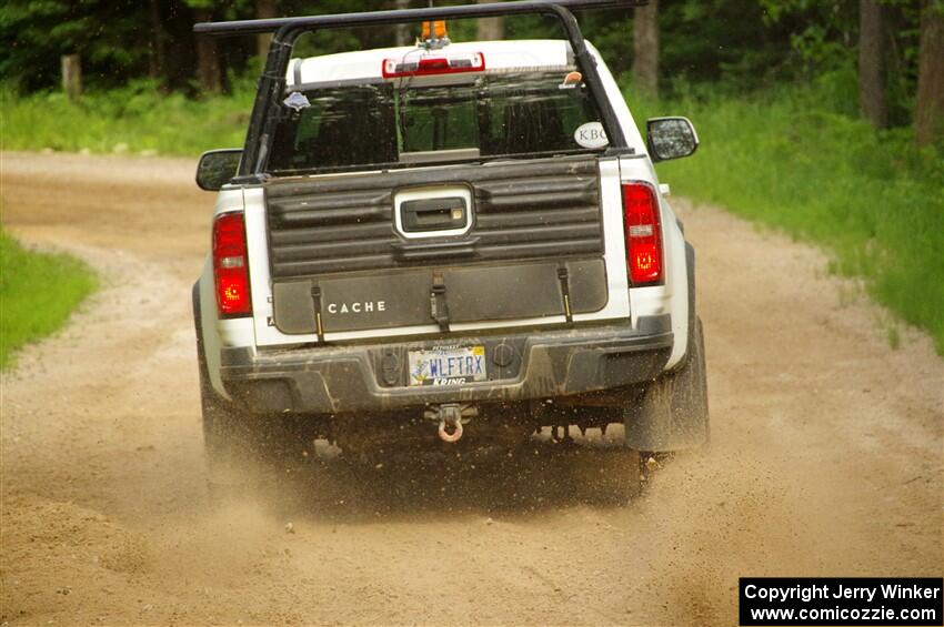 A Chevy Colorado ZR2 Pickup sweeps SS7, Sand Rd. Long.